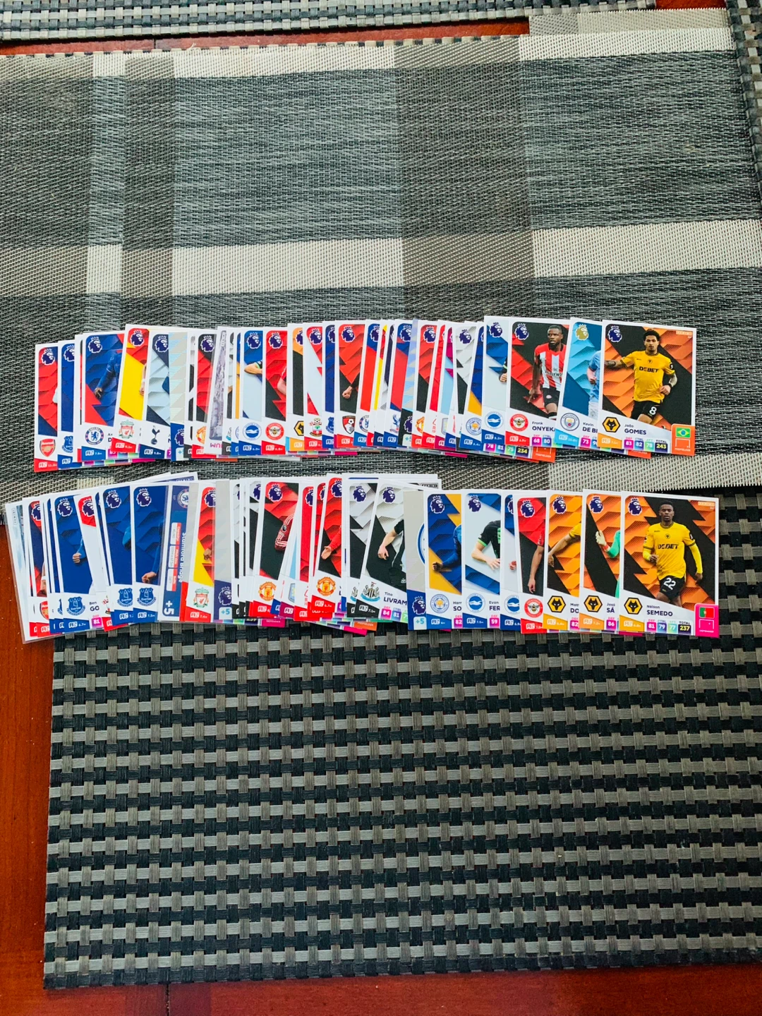 Lot of 80 Soccer Premier League Trading Cards - photo 3