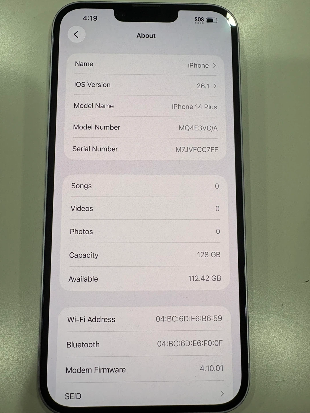 Apple iPhone 14 Plus 128 GB - photo 5