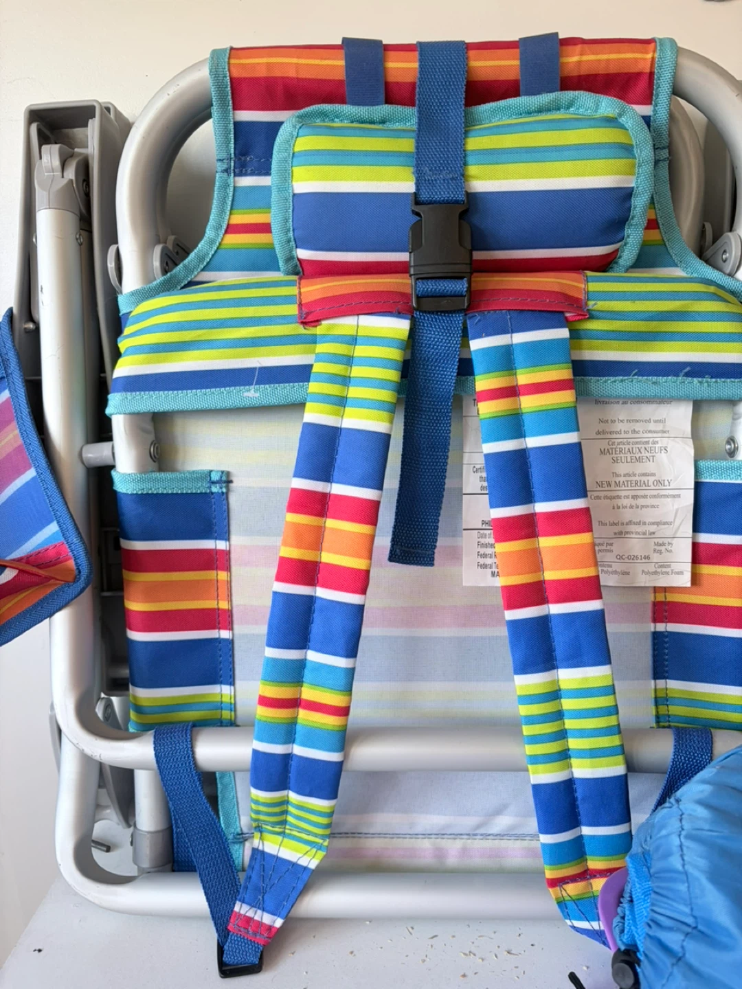 2Striped Beach Chair kids