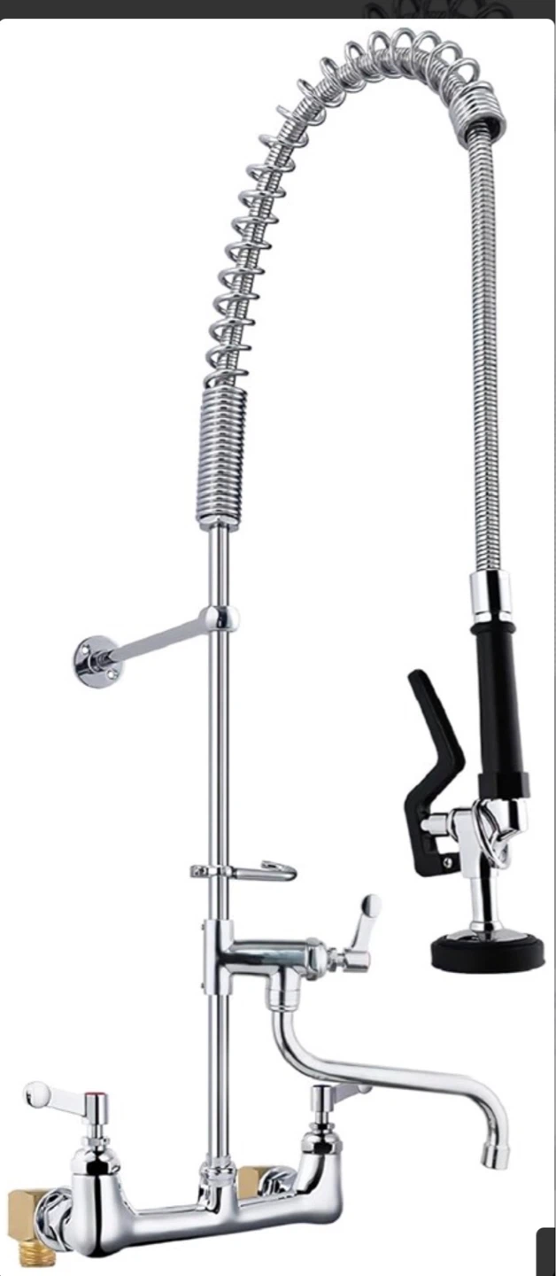 Commercial Pre-Rinse Faucet with Sprayer