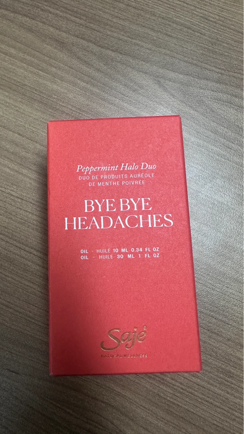 Saje Peppermint Halo Headache Relief