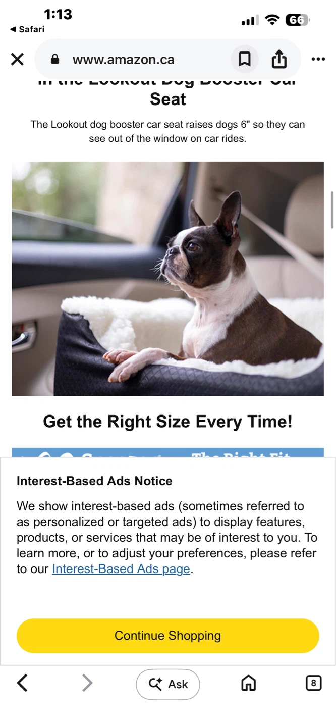 Snoozer Lookout Dog Car Seat Booster - photo 4