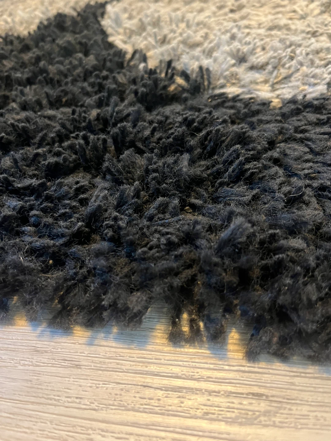 HINNERUP High Pile Rug - Black - photo 4