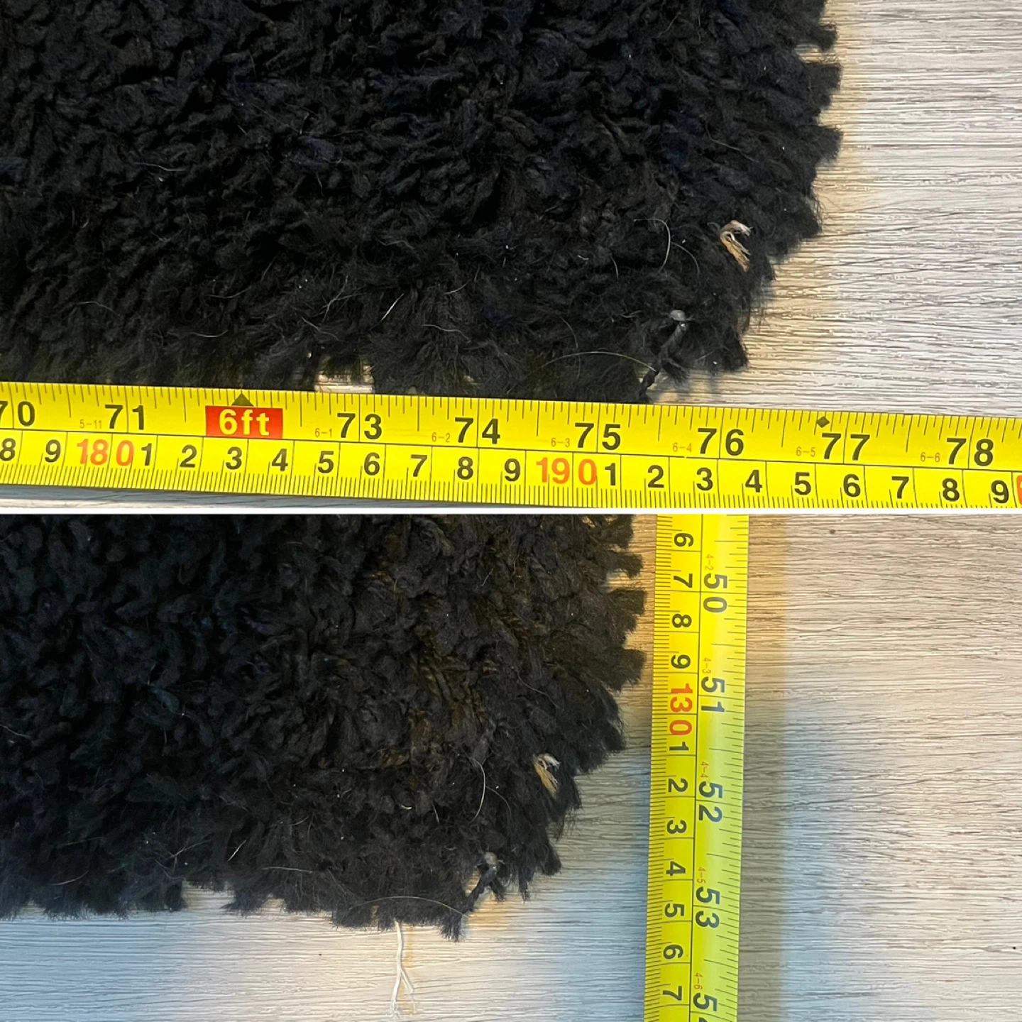 HINNERUP High Pile Rug - Black - photo 5