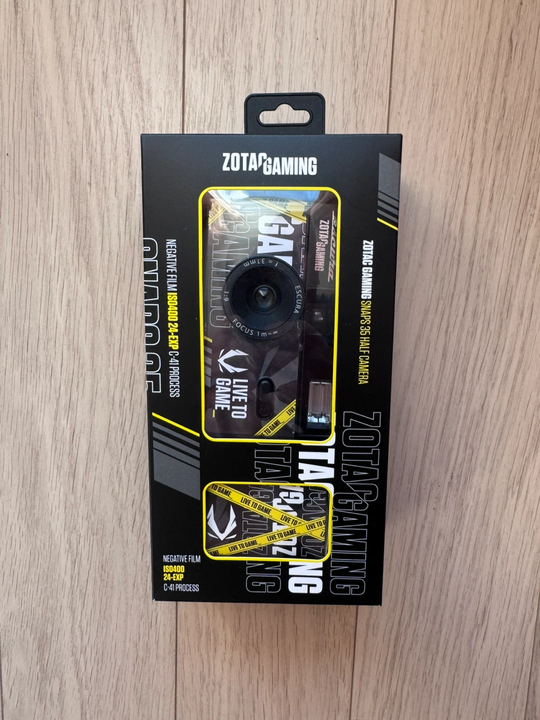 Escura Snaps 35 Half Camera with Zotac Logo