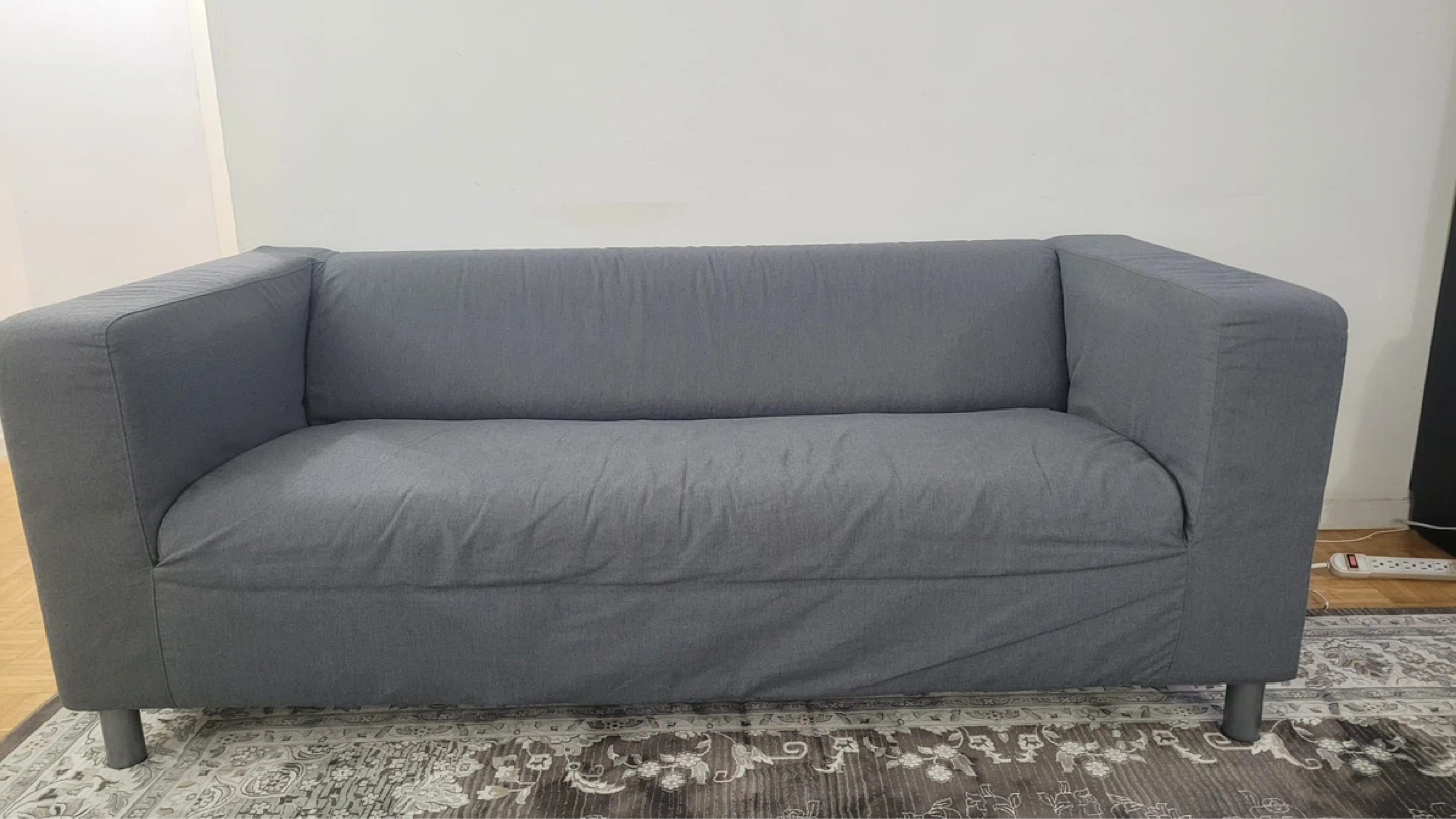 IKEA KLIPPAN Loveseat, Vissle Gray - photo 3