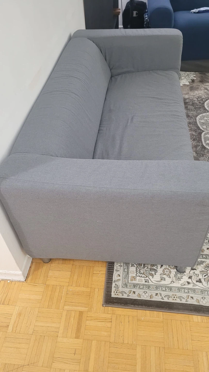 IKEA KLIPPAN Loveseat, Vissle Gray - photo 5