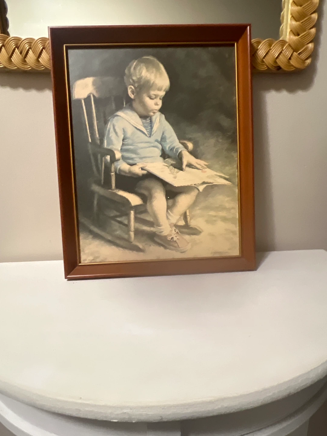 Vintage Framed Art Print by James Ingwersen – Mid-Century Decor
