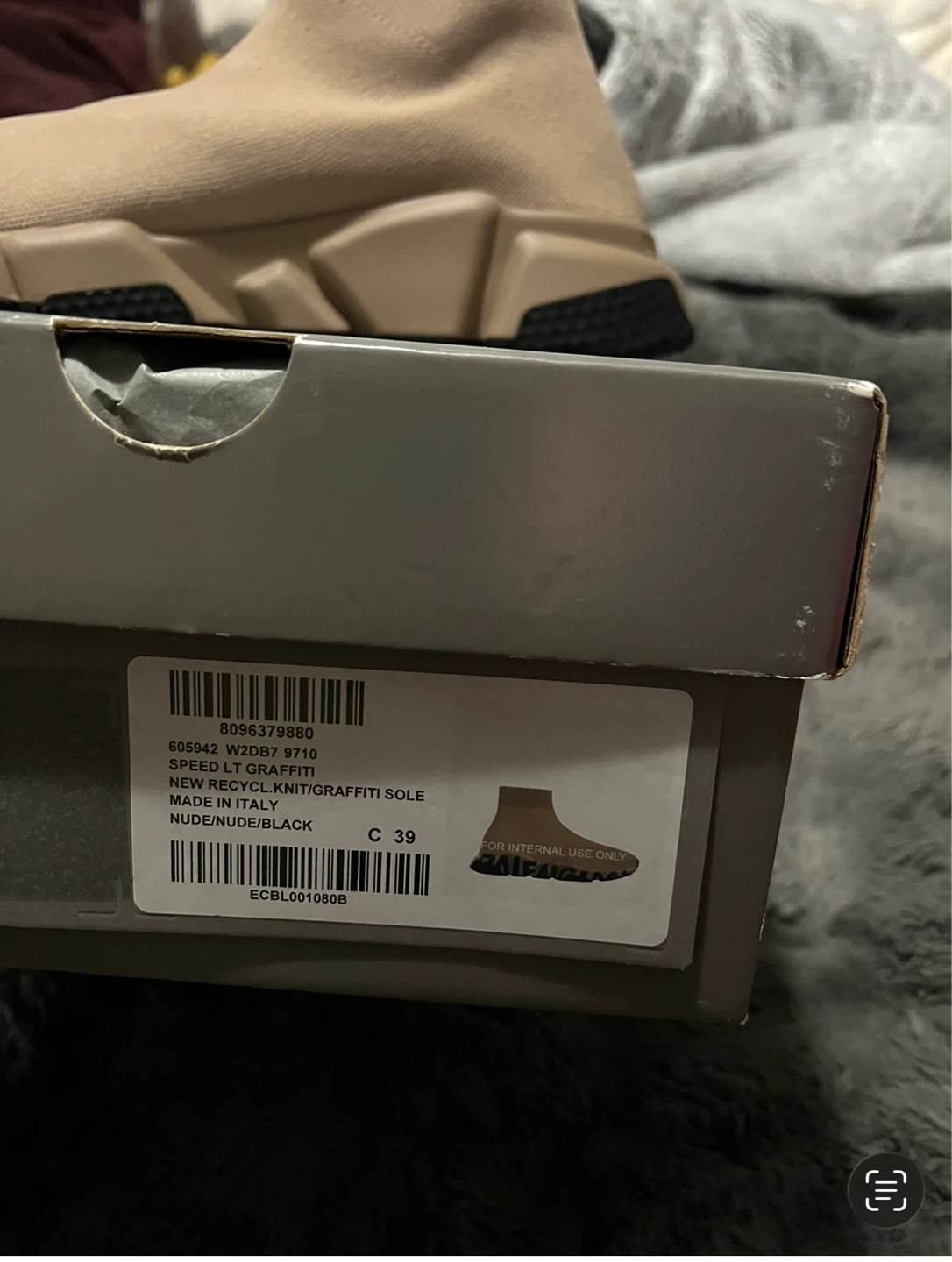 Balenciaga Speed Sneakers Graffiti Sole C 39