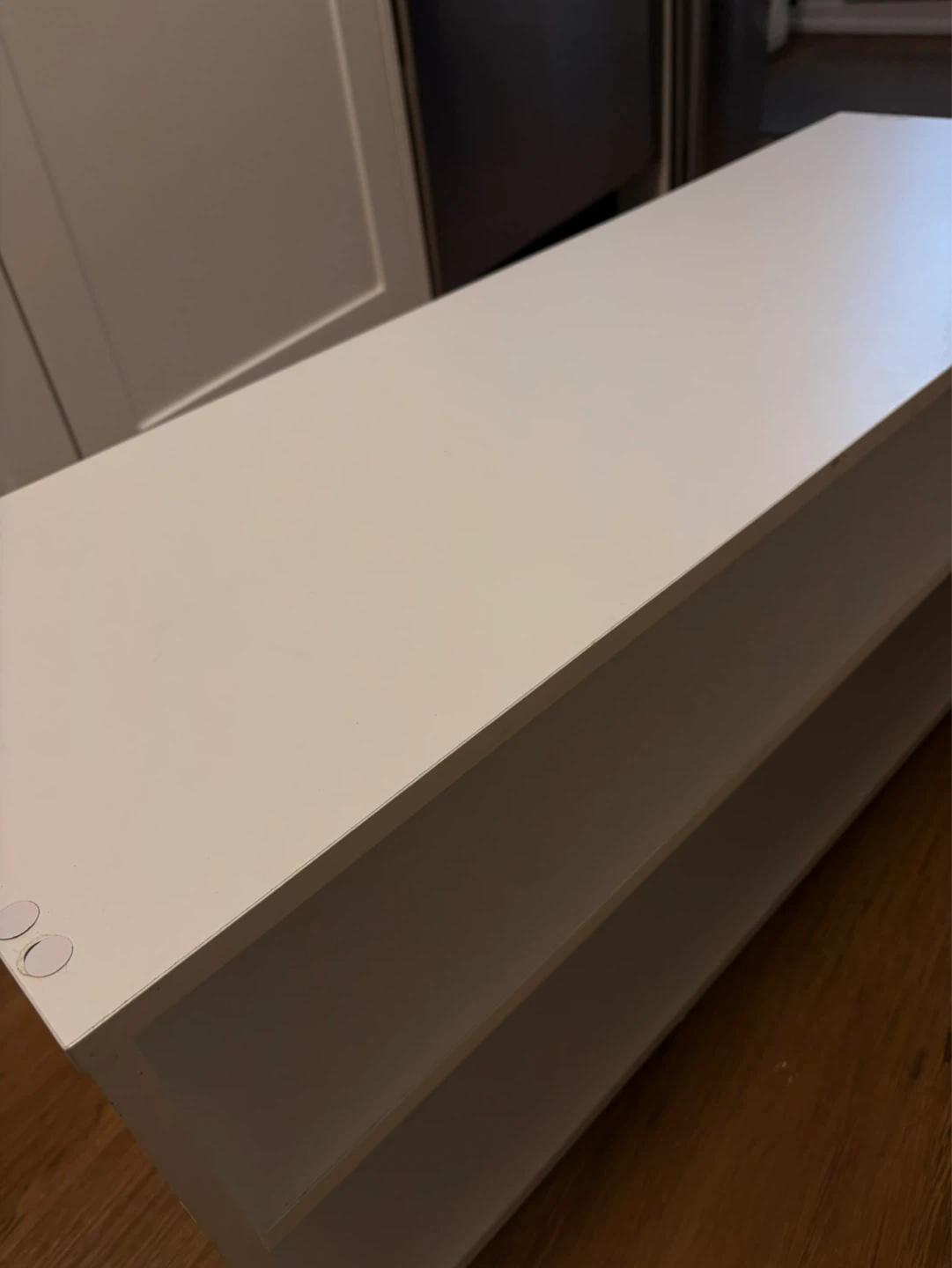White 2-Shelf Storage Unit - photo 3