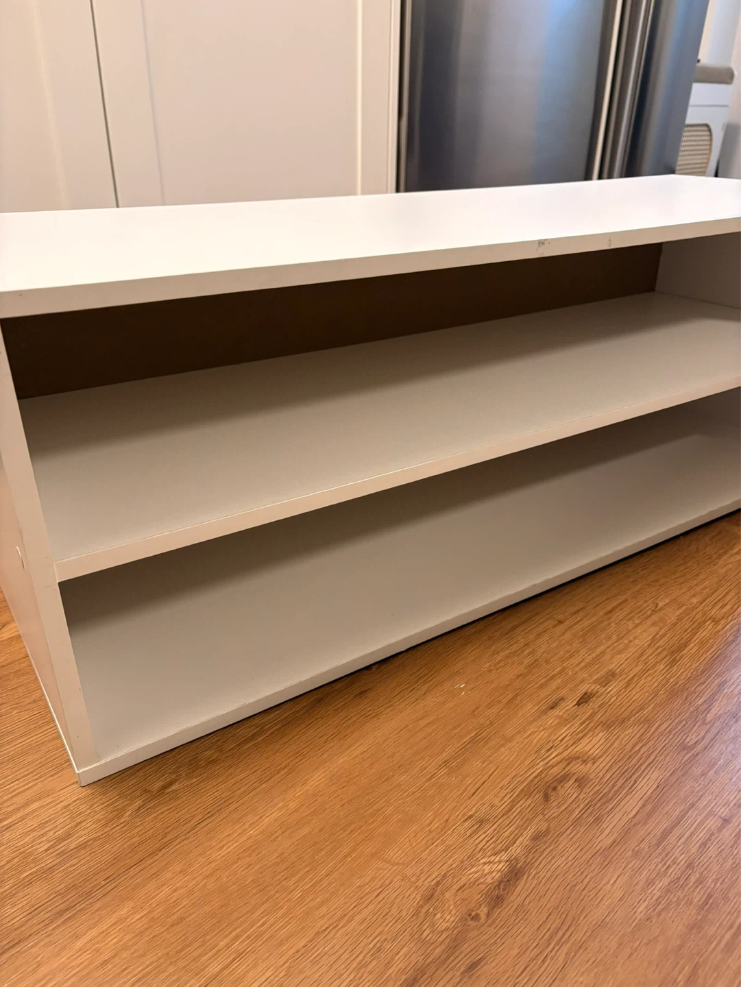 White 2-Shelf Storage Unit