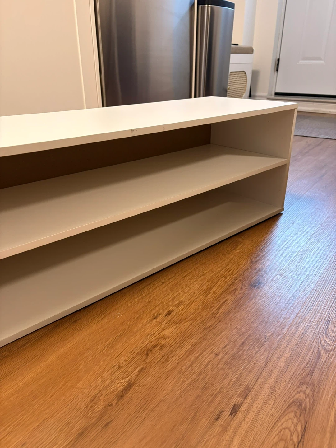 White 2-Shelf Storage Unit - photo 2