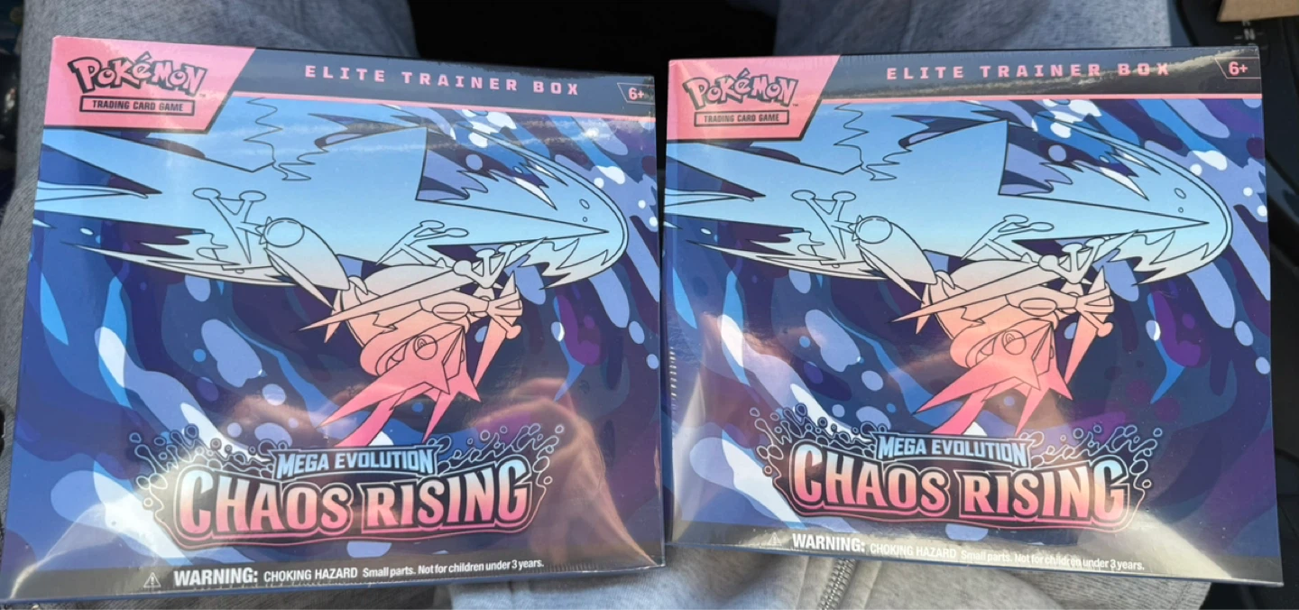 Pokemon TCG Mega Evolution Chaos Rising Elite Trainer Box