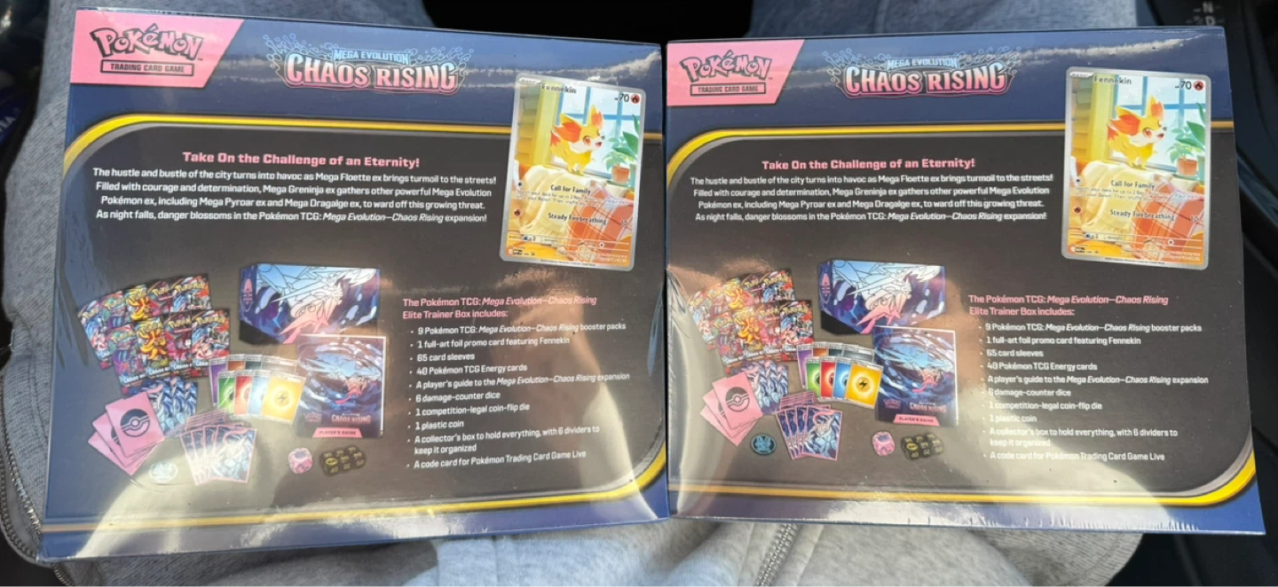 Pokemon TCG Mega Evolution Chaos Rising Elite Trainer Box - photo 2