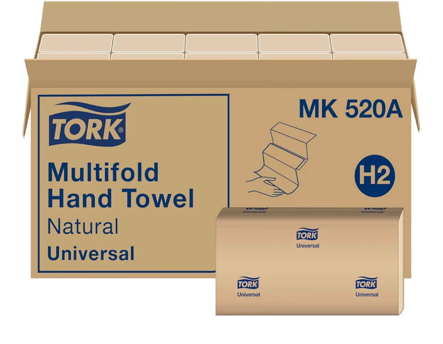 Tork MK 520A Multifold Hand Towels - 4000 Sheets
