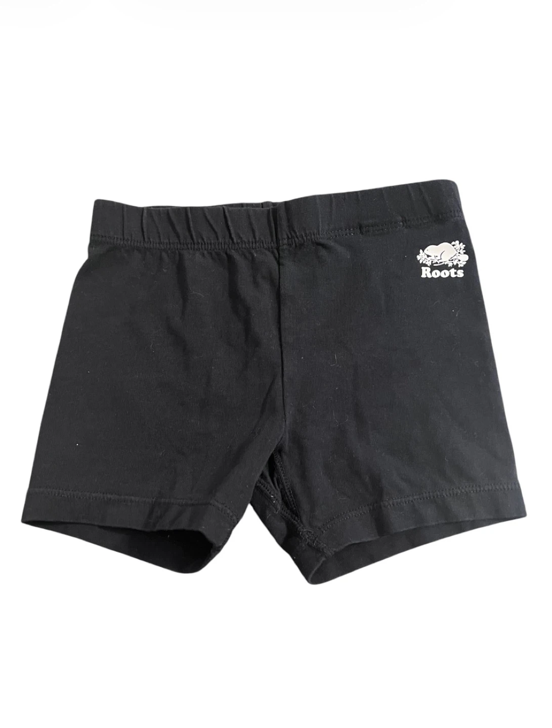 Roots Kids Black Bike Shorts – Size 4T