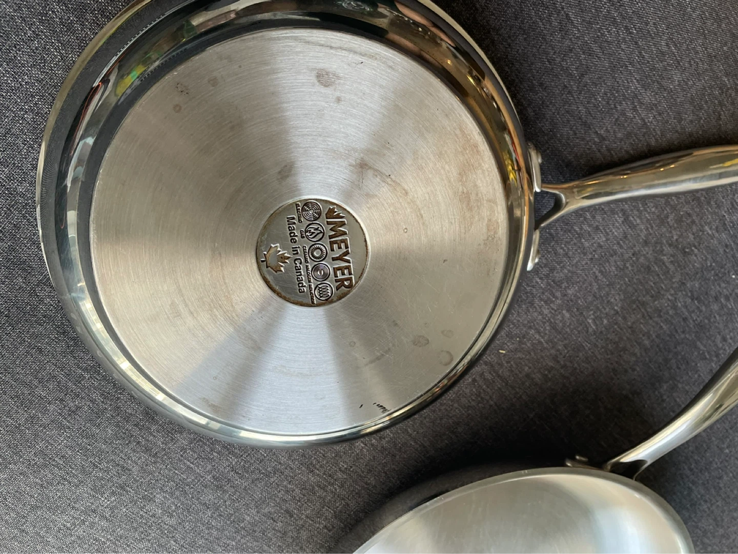 2 Stainless Steel Pans Made in Canada - photo 5