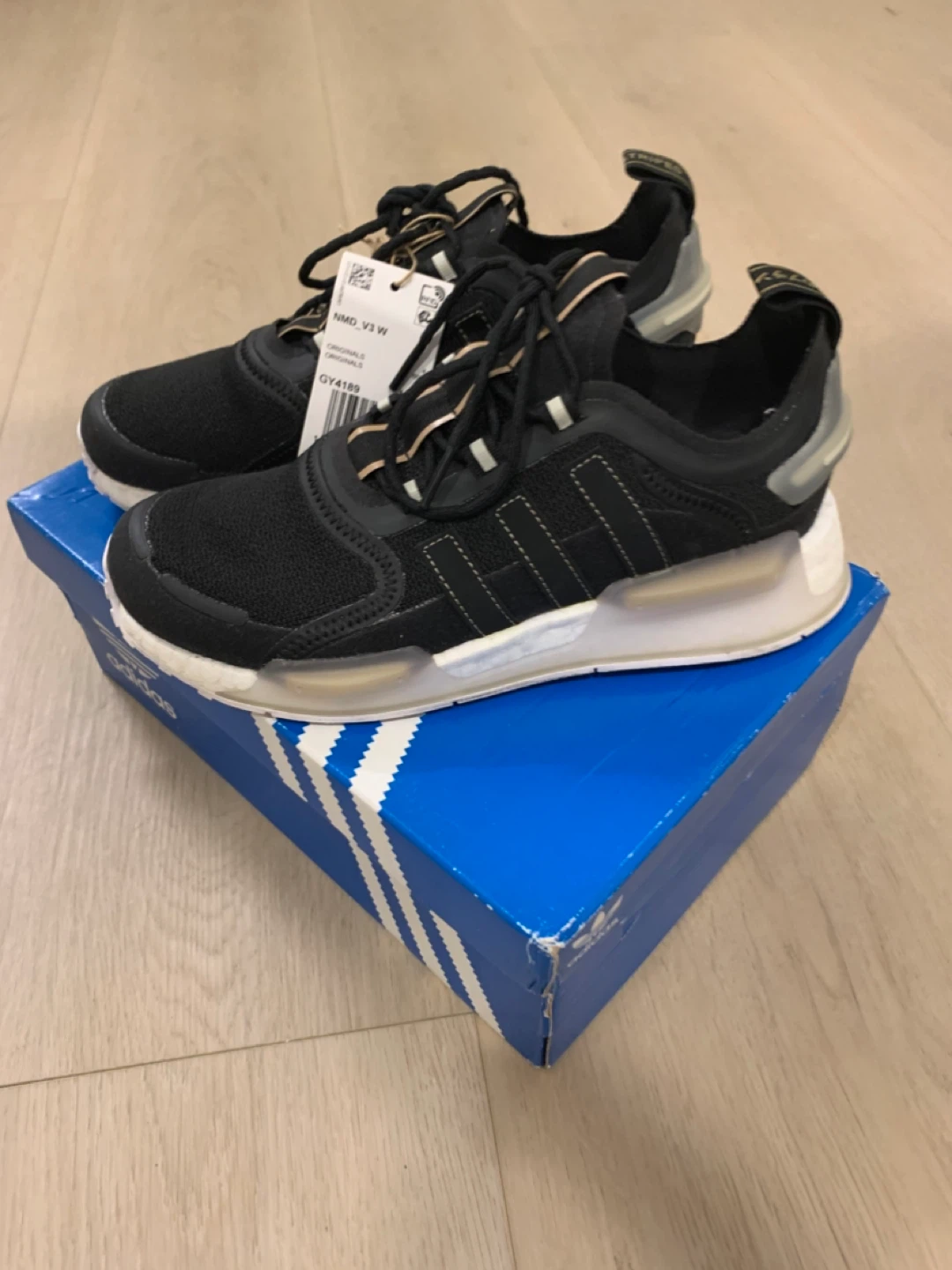 Adidas NMD_V3 W Shoes - Black - Size 5.5 US - photo 4
