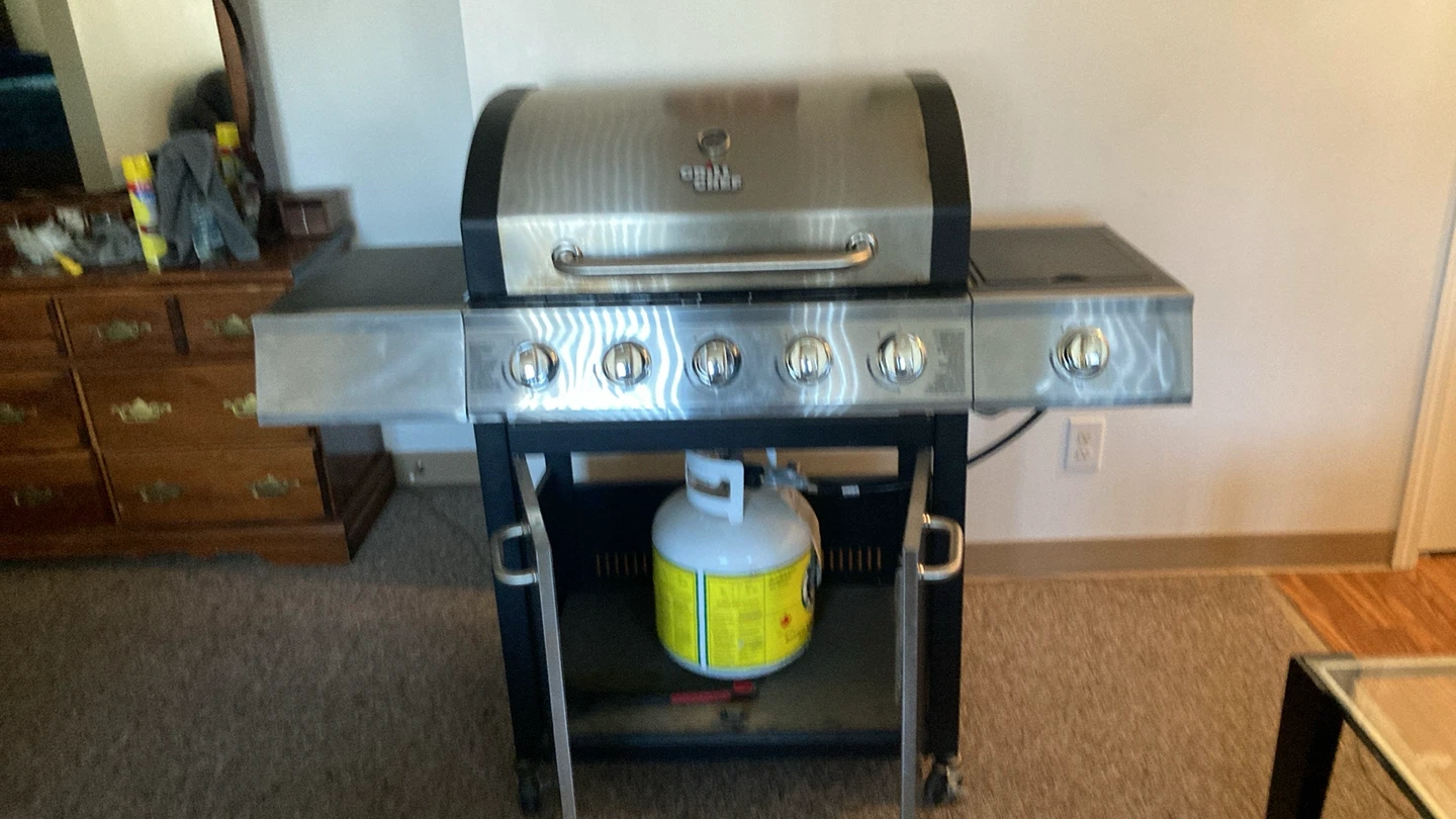 Grill Chef 5-Burner Propane BBQ with Side Burner - photo 2