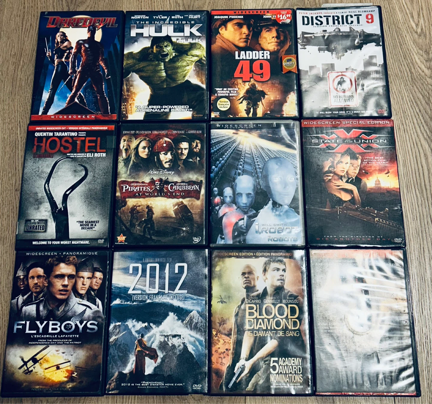 DVD Movie Lot – Action / Sci-Fi / Drama Collection