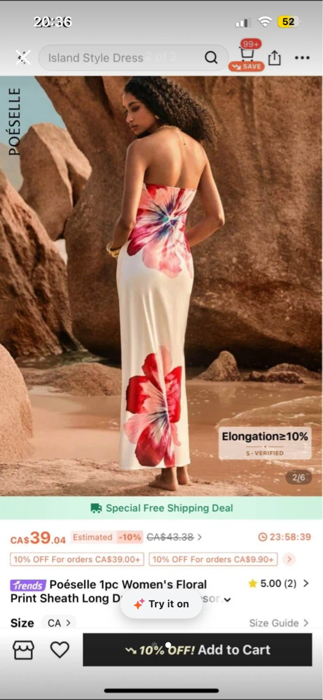 Poéselle Floral Dress NEW - photo 2
