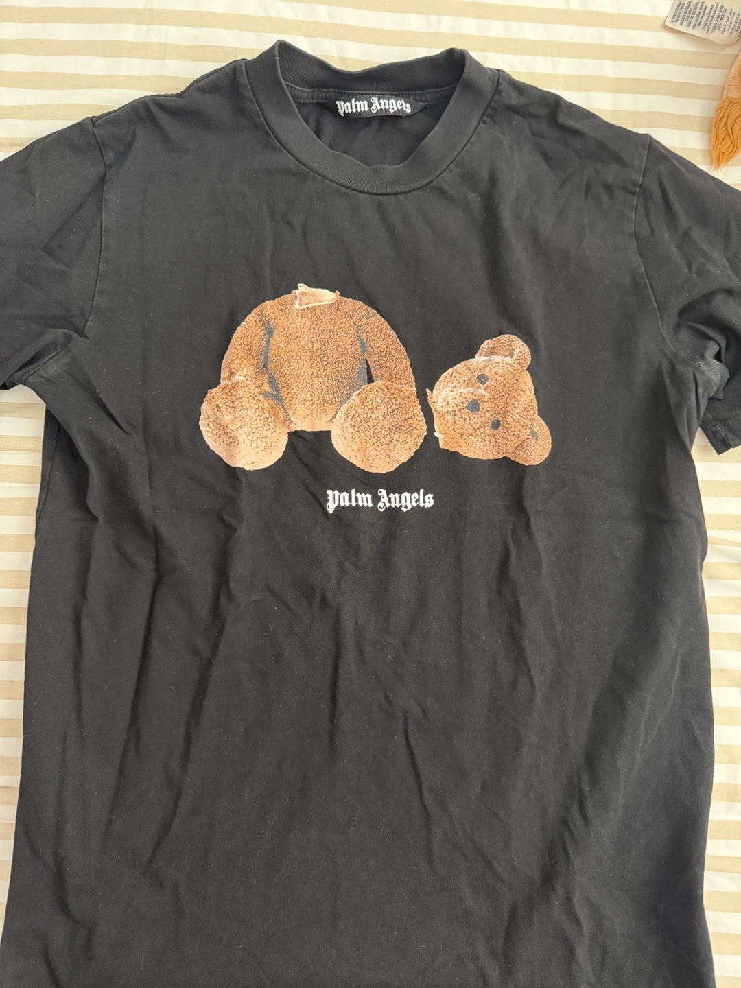 Palm Angels Black Bear Graphic T-Shirt Size M