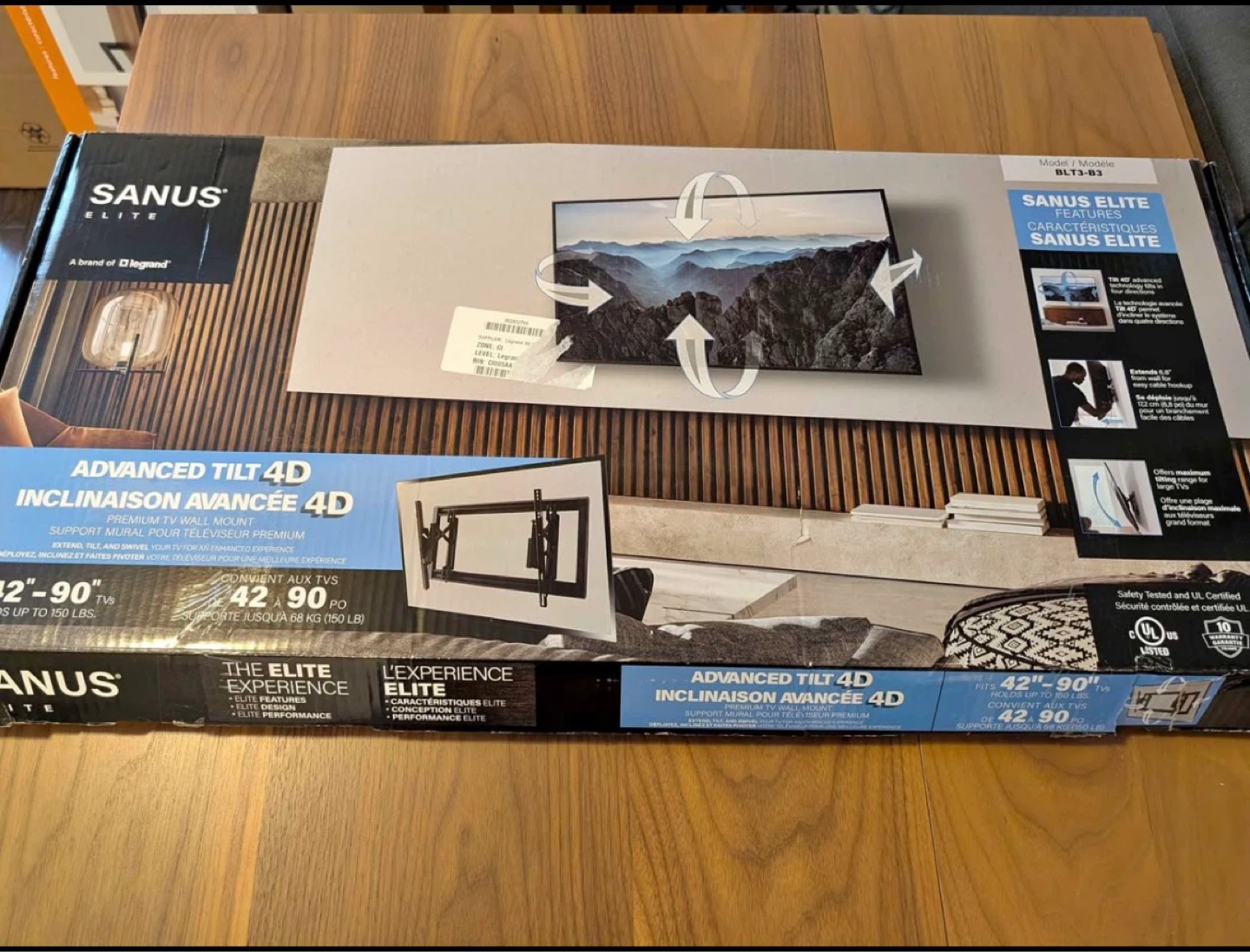 Sanus Elite Advanced Tilt 4D Wall Mount - photo 2