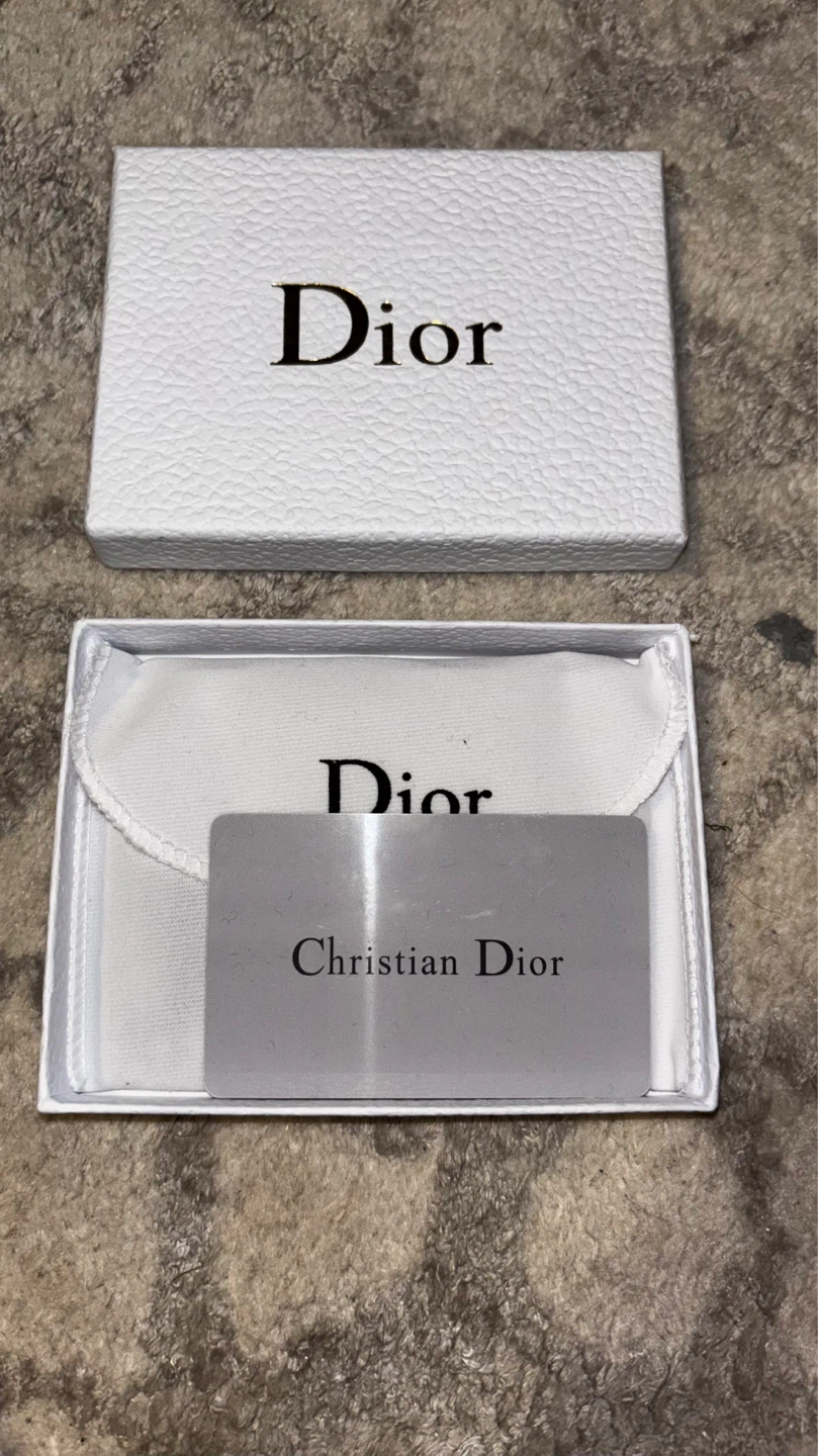 Black and grey Dior Card Holder - photo 2