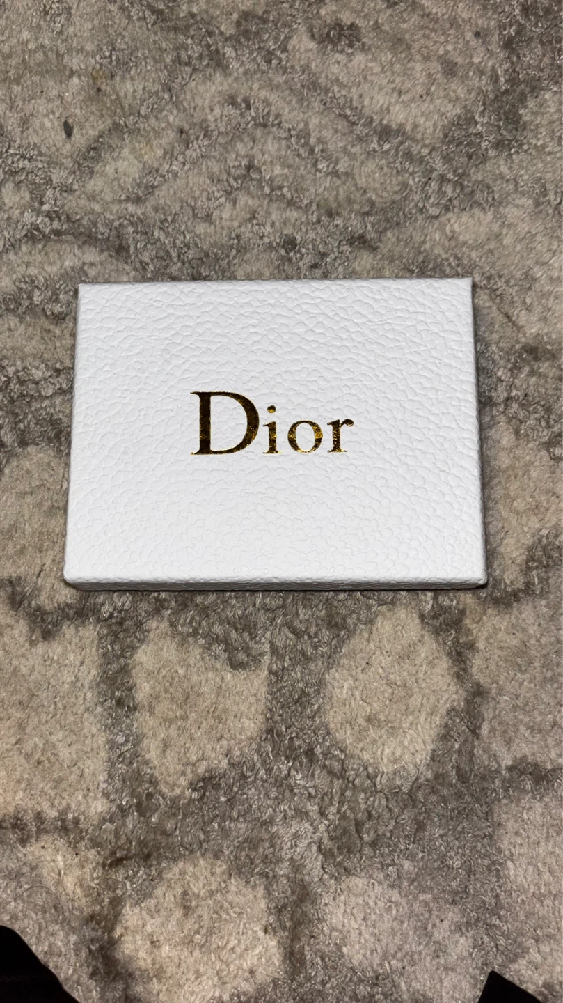Black and grey Dior Card Holder