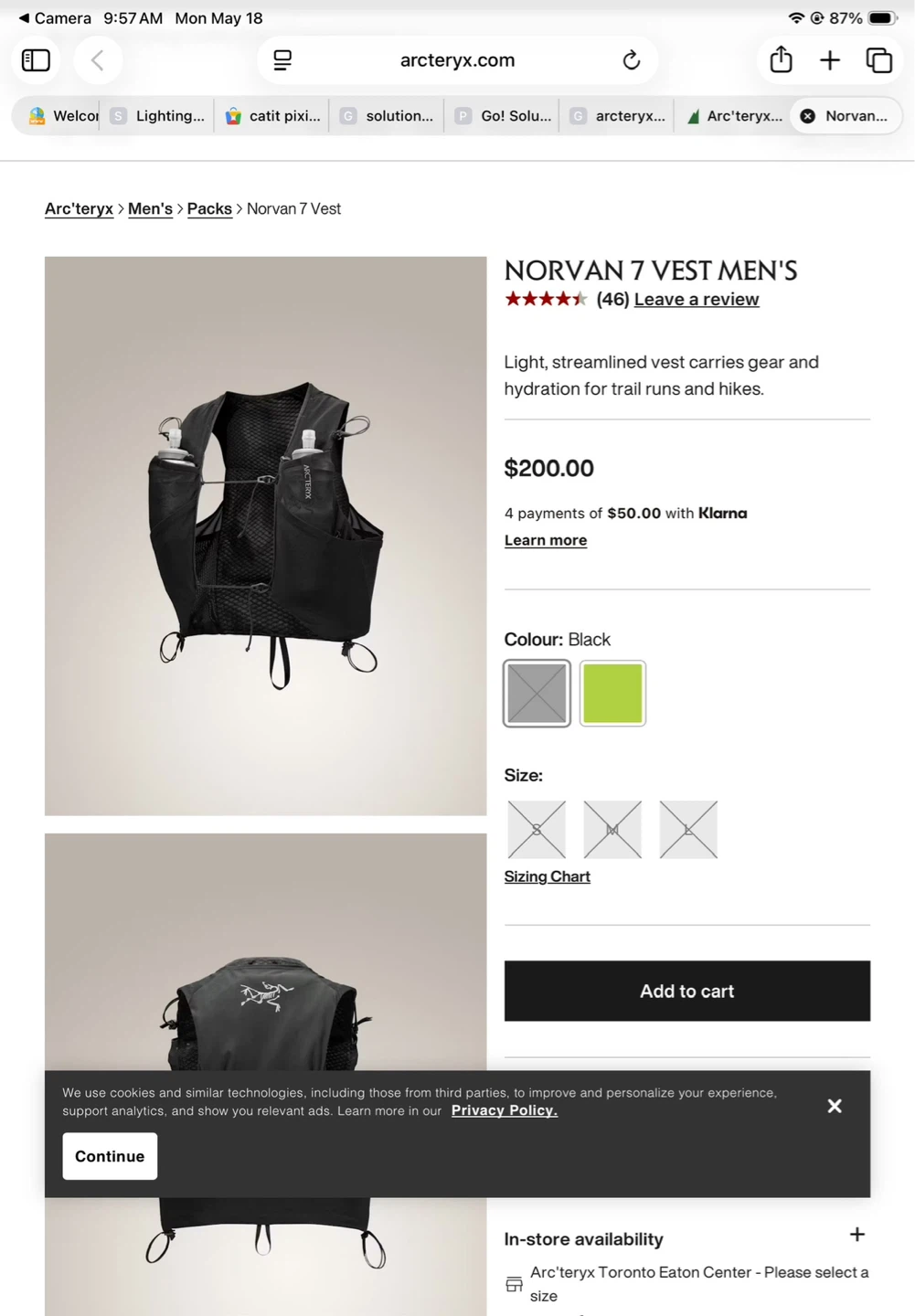 Arc'teryx Norvan 7 Vest - Large - Verve - photo 5