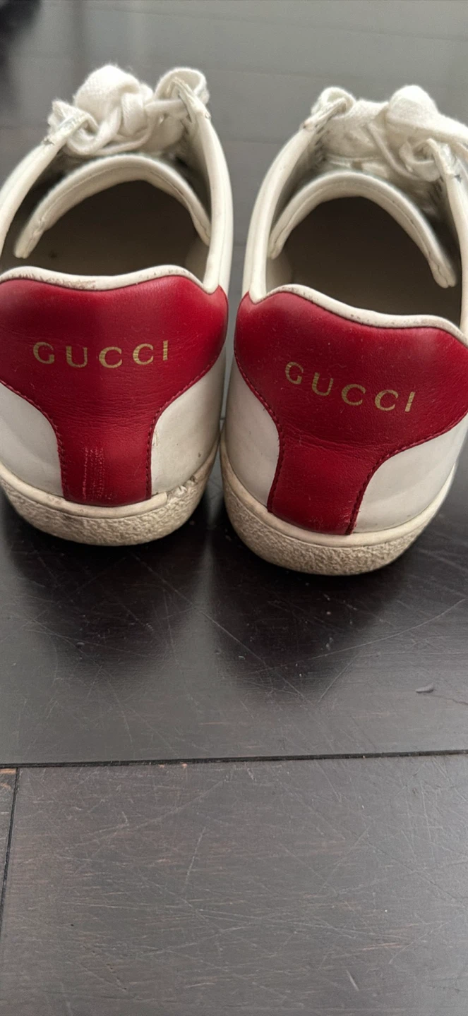 Gucci White Leather Cherry Sneakers - photo 2