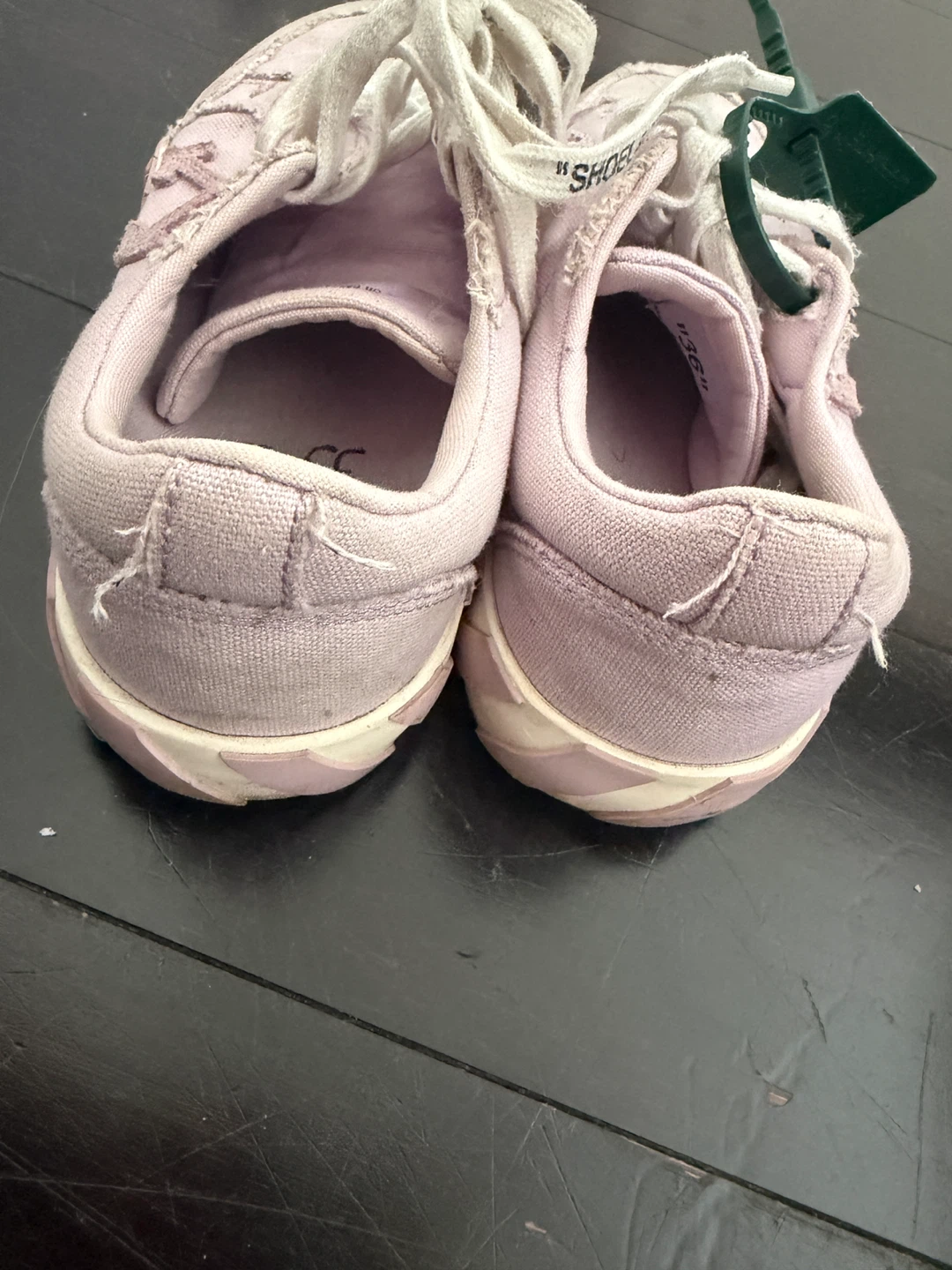 Off-White "For Walking" Low Top Sneakers - Lavender Canvas - photo 2