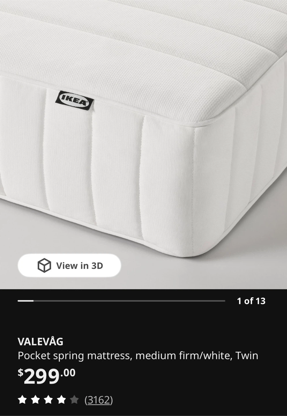 Ikea twin bed frame+ mattress+ electric heating pad - photo 2