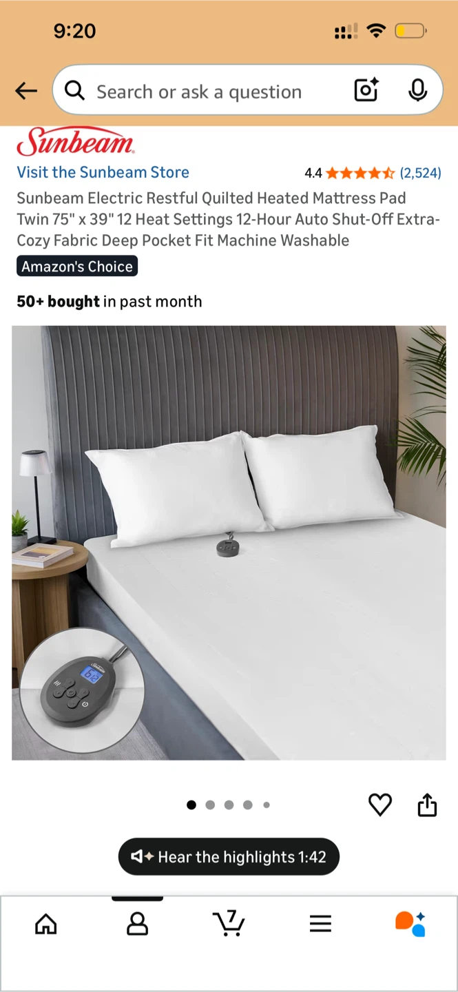 Ikea twin bed frame+ mattress+ electric heating pad - photo 3