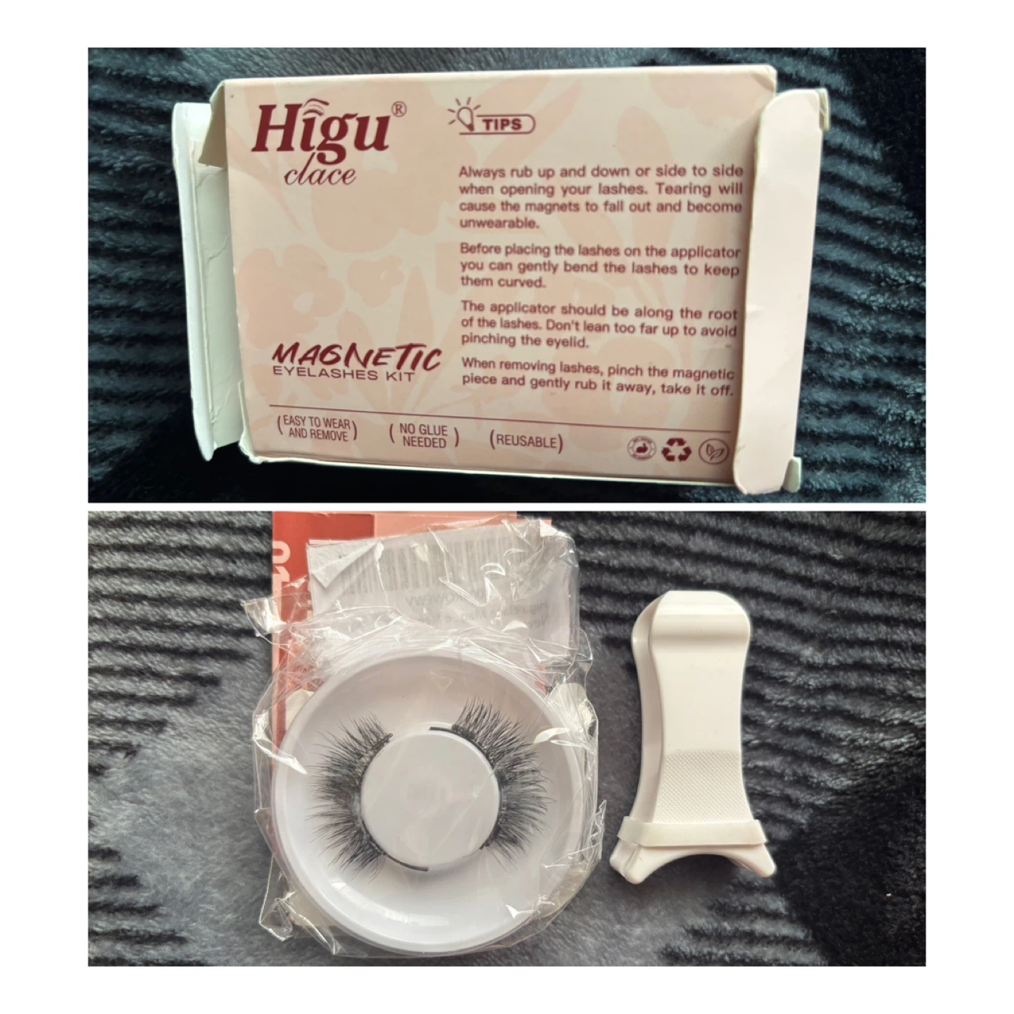 (Beauty) Magnetic Eyelashes Kit - *With Applicator*