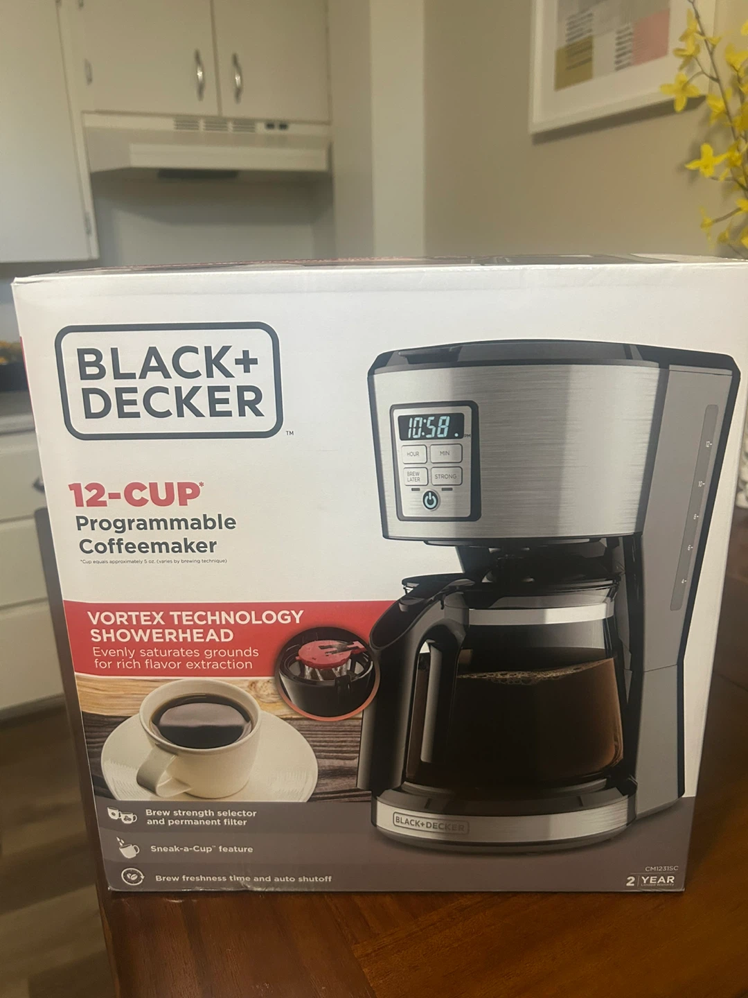 BLACK+DECKER 12-Cup Programmable Coffeemaker