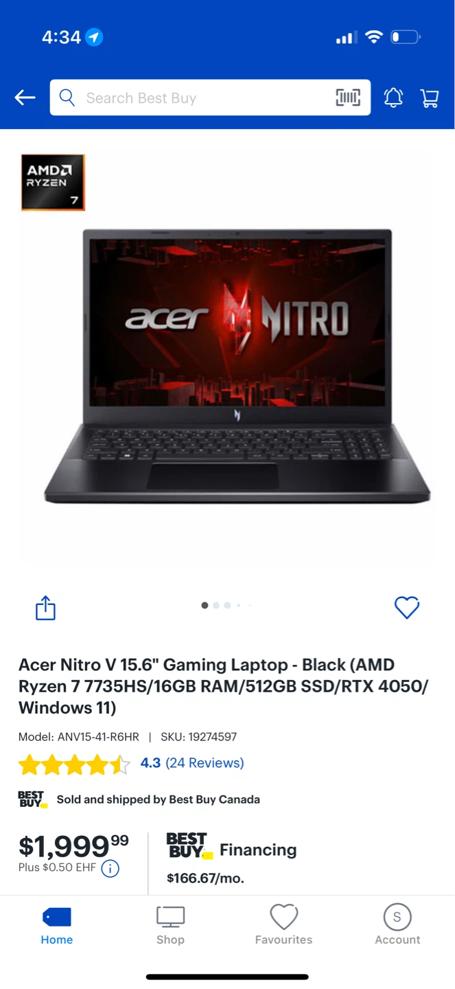 Acer Nitro V Gaming laptop - photo 3