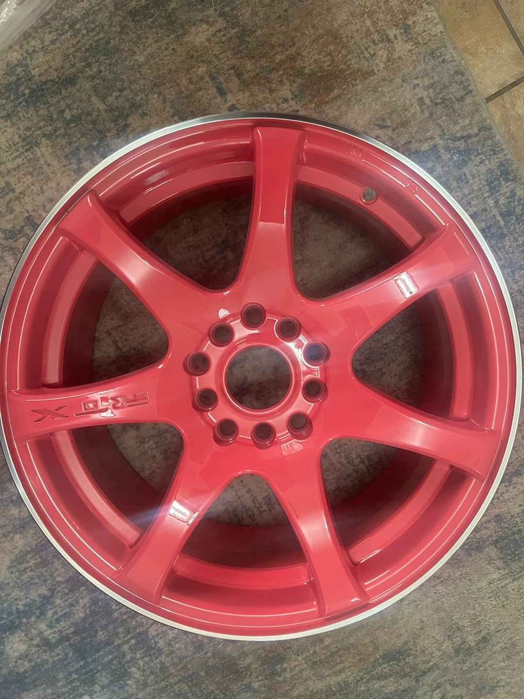 4 Brand New 16 inch RTX  Alloy Wheels – Pink/Machined Lip