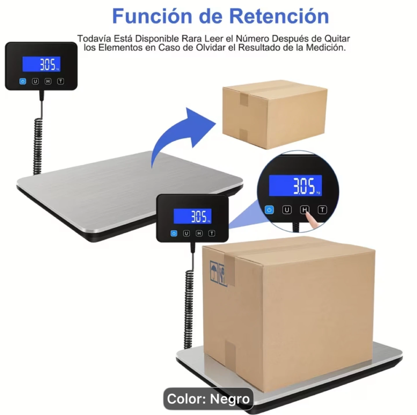 Digital Shipping Scale 440lb/200kg - photo 2