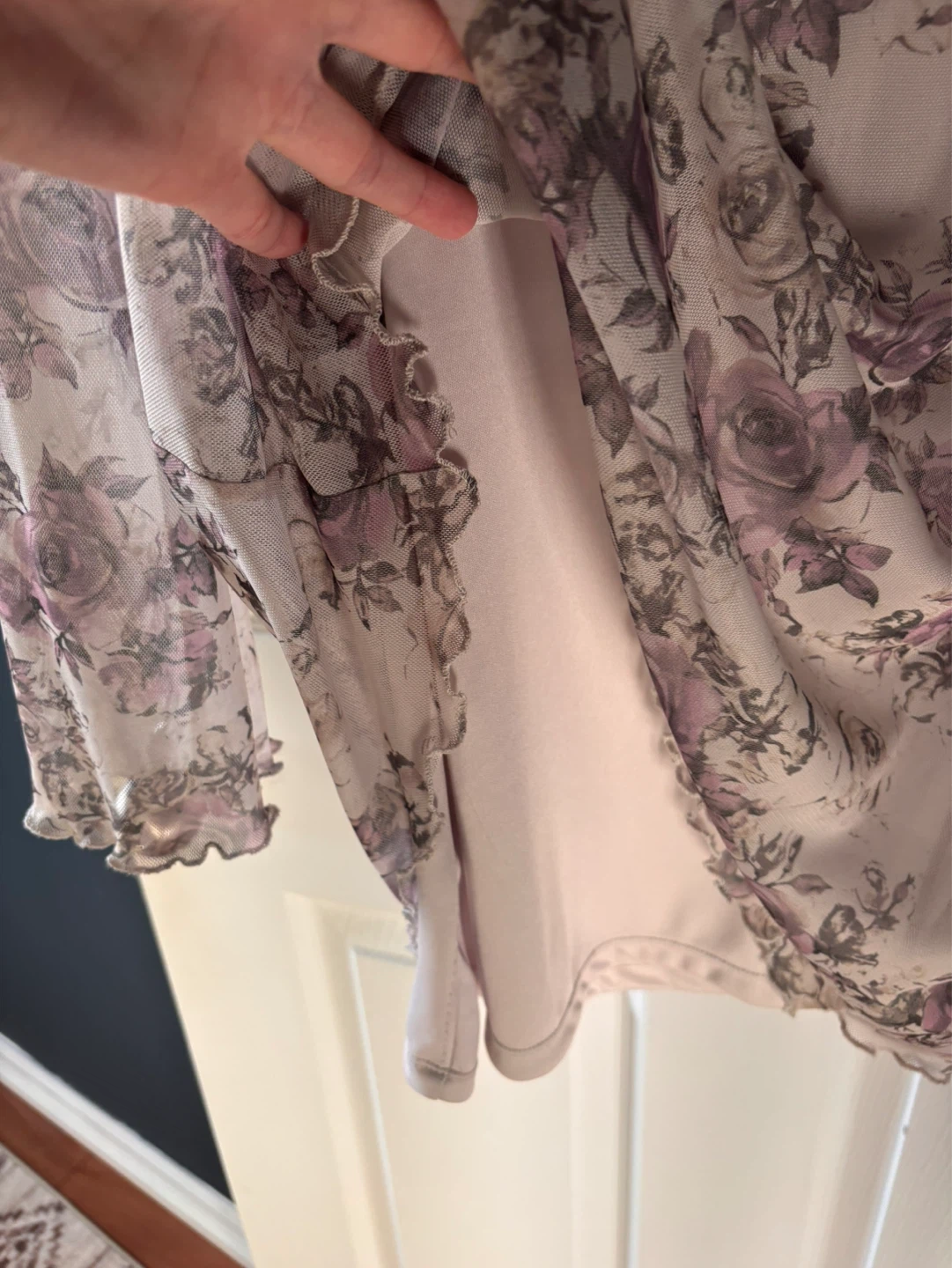 Ardene Floral Mesh Dress - 2 Colour Options - photo 3