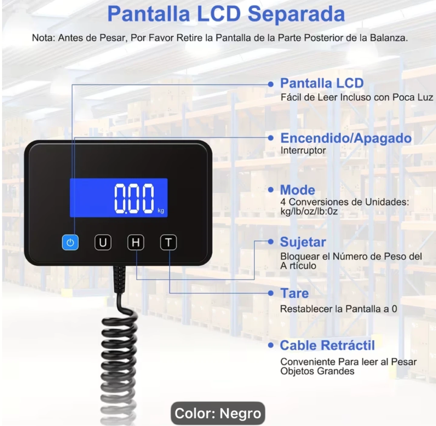 Digital Shipping Scale 440lb/200kg - photo 4