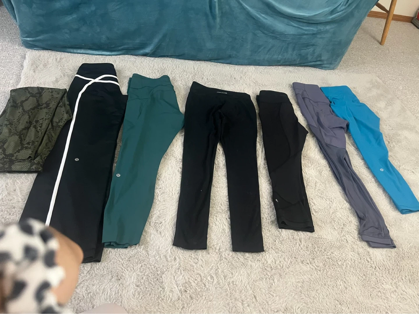 7 Lululemon Athletica Leggings Bundle - Size 6 - photo 2