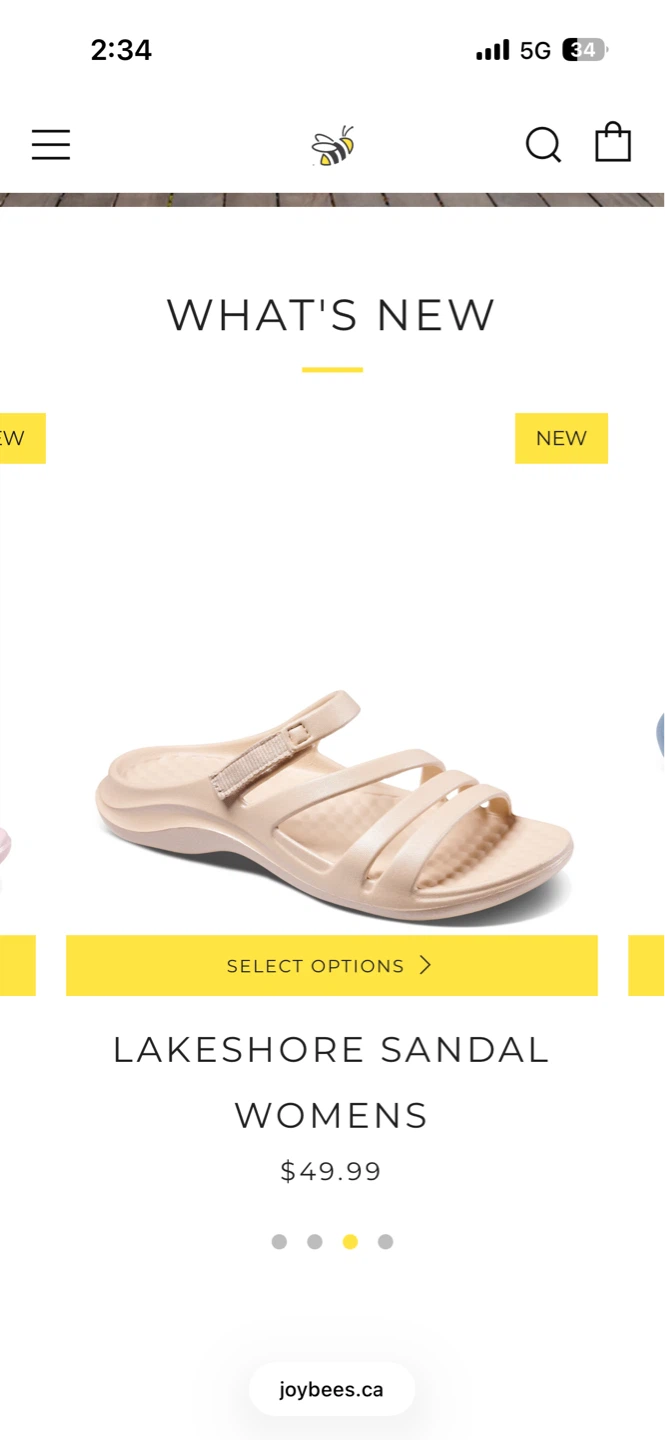Joybees Lakeshore Sandal Womens Pink Size 7 - photo 4