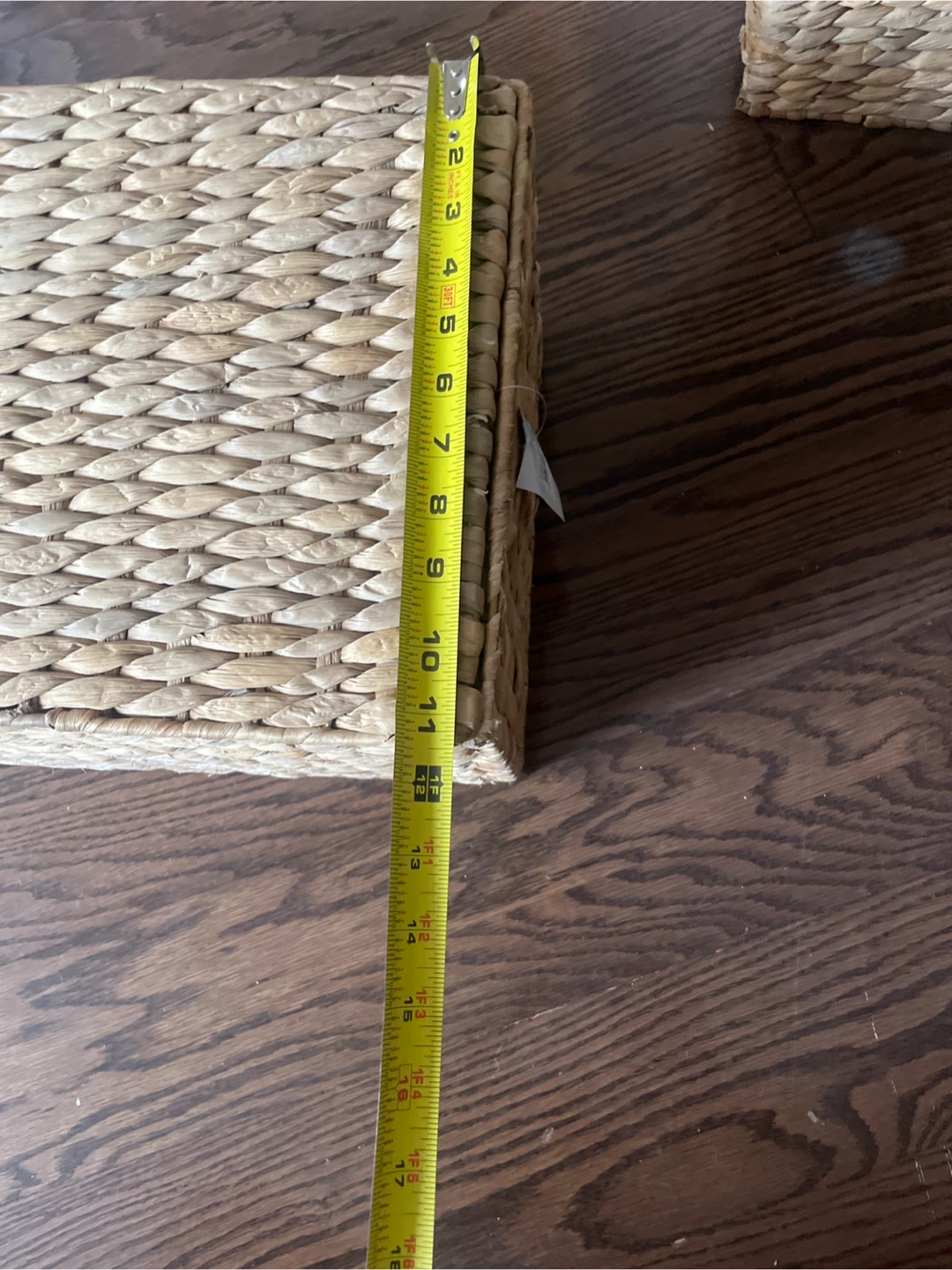 West Elm Woven Storage Basket with Lid - new with tags! - photo 2