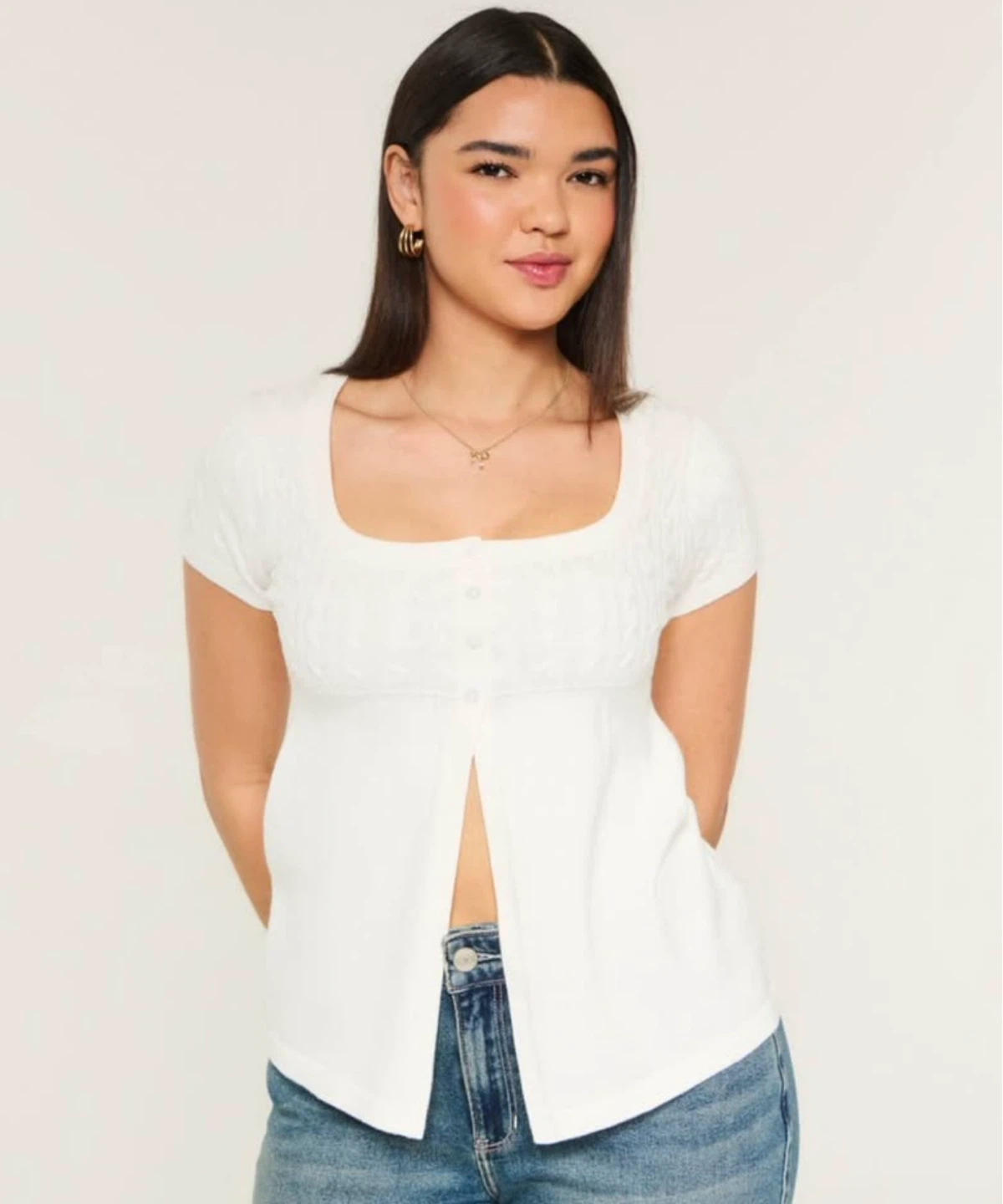 Hollister Babydoll Top