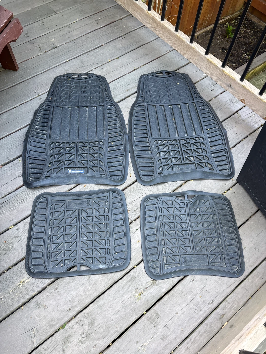 Michelin All-Season Rubber Car Floor Mats (Set of 4)