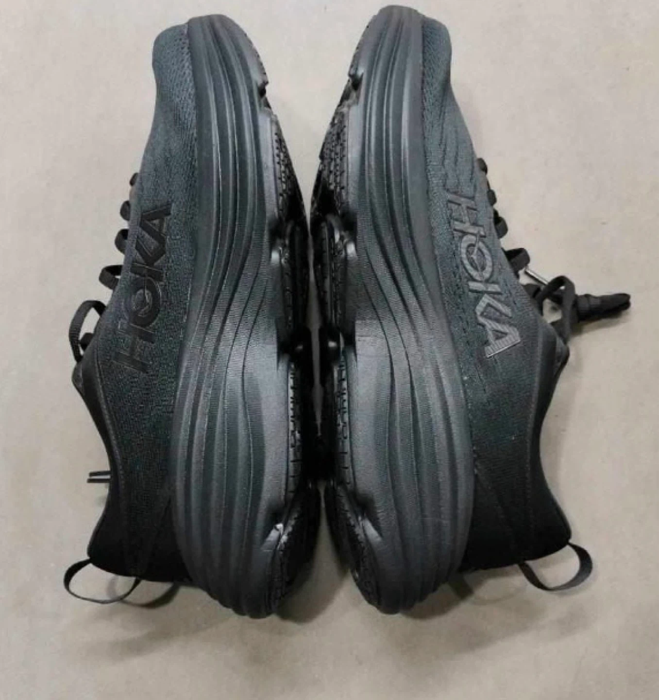 Hoka Bondi 8 Black Running Shoes Men's Size 10.5D - photo 2