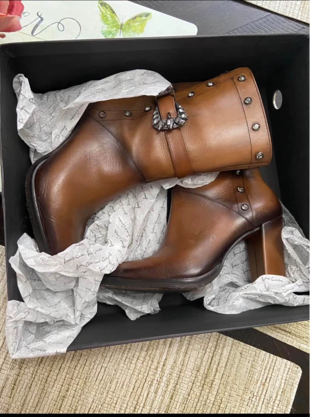 Franco Cuadra Brown Leather Ankle - boots - photo 5