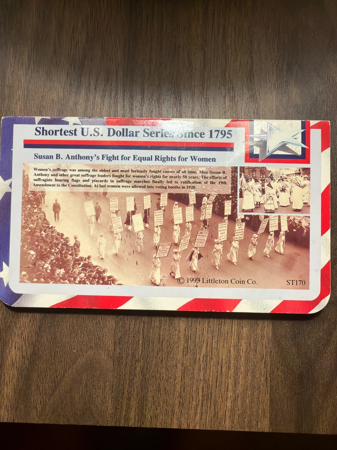 Susan B. Anthony Dollar First Year Mint Set 1979 - photo 3