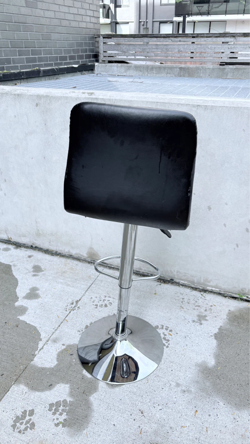 Adjustable Armless Bar Stool - photo 2